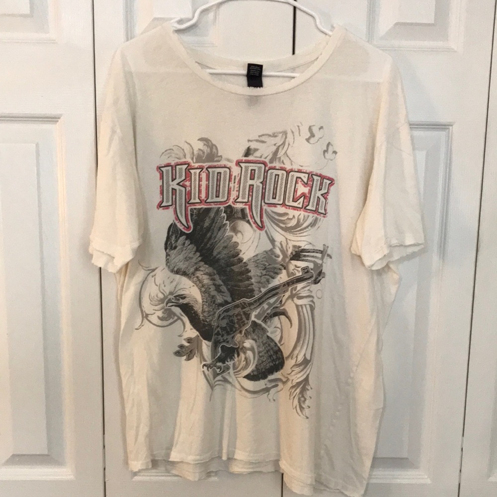 Alternative Apparel White Graphic T-Shirt